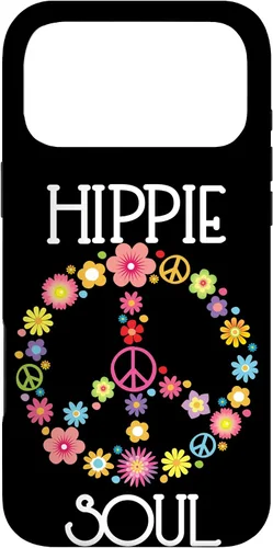 Vista 22 de Hippie Soul Flower Power Floral Peace Sign 60s 70s Gift Case for iPhone 17