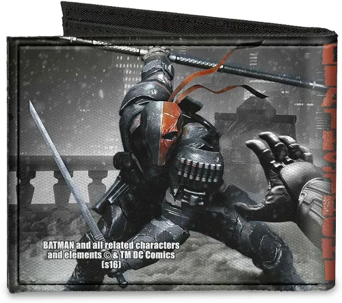 Vista 2 de buckle-down lona portafoliosDeathstroke Arkham Origins Acción Po accesorio