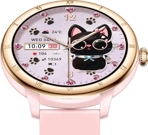 Vista 13 de Reloj inteligente para mujer, monitor de fitness HD de 1.27 pulgadas (respuesta/haz llamadas) con más de 110 modos deportivos/frecuencia