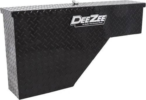 Vista 2 de Dee Zee DZ95B Caja de herramientas para compartimiento de ruedas, serie especial, color negro brillante