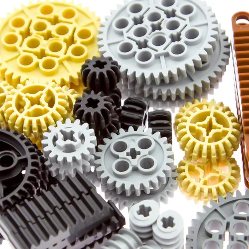 Vista 2 de ASTEM 836 piezas Technic - Partes de construcción técnica MOC - Vehículos técnicos - Engranajes - Lotes técnicos - Paquete a granel - Juguetes