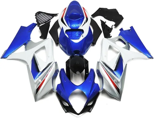Vista 28 de Kit de carenado negro púrpura para 2007 2008 Suzuki K7 GSXR1000 07 08 GSX-R1000 Carrocería ABS plástico cuerpo marco conjunto