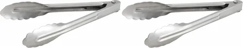 Vista 5 de Winco Pinza utilitaria de acero inoxidable pesado con resorte en espiral, 9 pulgadas