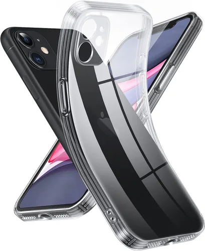 Vista 819 de Supdeal Funda cristalina transparente para iPhone 11, [No se amarillea] [Protección de la cámara] [Probado contra caídas de grado militar] Funda