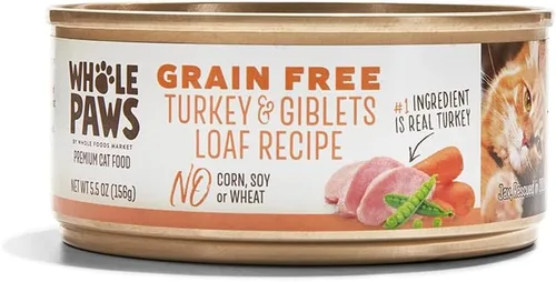 Vista 12 de Whole Paws, Comida húmeda para gatos sin granos, paté de pollo, 5.5 onzas