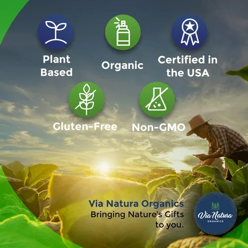Vista 6 de Ashwagandha Cápsulas 1000mg Suplemento de hierbas orgánicas 120 cápsulas