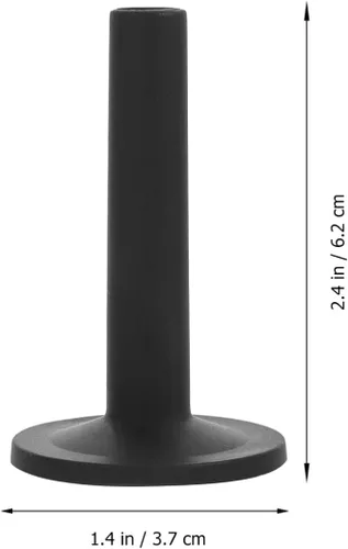 Vista 7 de Pequeñas fundas de platillo, 12 piezas, accesorios de repuesto para tambor de percusión, piezas negras