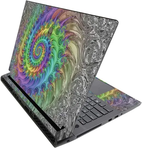 Vista 250 de MightySkins - Skin brillante con purpurina para Alienware M17 R3 (2020) y M17 R4 (2021) - Diversión de los años 90 Acabado duradero con purpurina