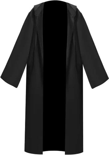 Vista 3 de Túnica Eonpow de hechicero, con capucha, para Halloween o disfraz