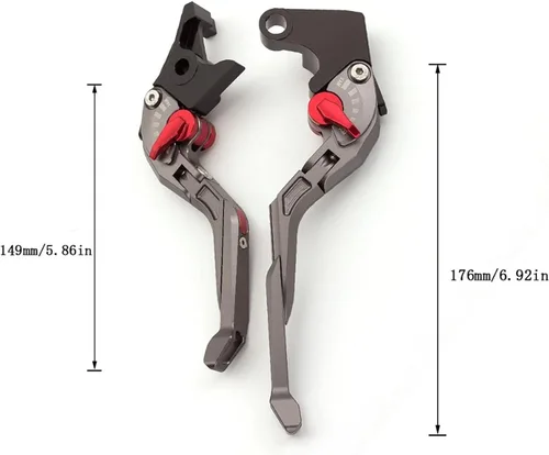 Vista 2 de Palancas de embrague de freno extensible para motocicleta CNC 3D Rhombus para BMW F650GS F 650 Gs 2008-2012 F800R 2009-2018 Palanca de embrague