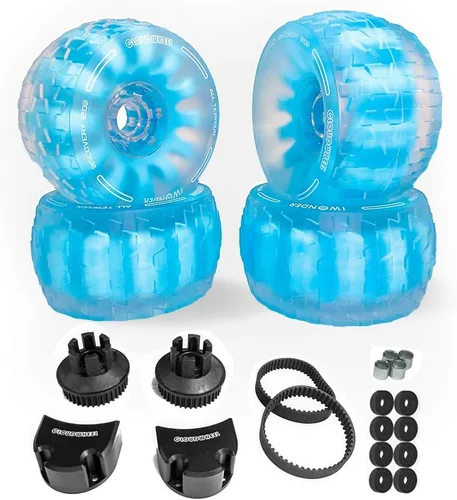 Vista 6 de IWONDER Cloud Wheel Discovery 4.134 in/4.724 in para Evolve Boards Kit de conversión de ruedas y poleas