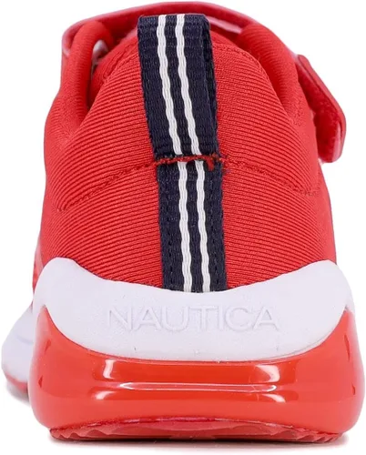 Vista 5 de Nautica Tenis deportivos con luz intermitente para niños con una correa, a la moda y divertida para niños y niñas, disponibles en tallas para niños