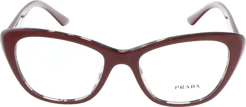 Vista 2 de Prada PR 04WV - Gafas graduadas para mujer, color burdeosgris Havana 52, BurdeosHabana Gris