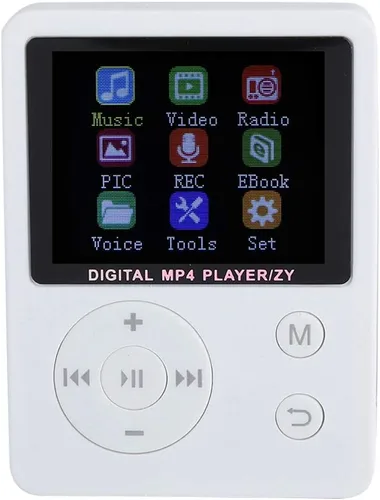 Vista 9 de MP3 portátil ligero y delgado, reproductor de música MP4 con altavoz auricular HiFi sin pérdida de sonido y ranura para tarjeta TF, reproductor