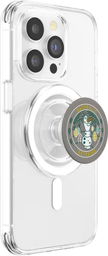 Vista 3 de Disney Frozen 2 Olaf PopSockets naturalmente salientes MagSafe PopGrip para iPhone
