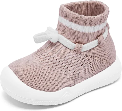 Vista 7 de Fahrerliebe Zapatos de bebé para niños y niñas, antideslizantes, ligeros, para primeros pasos, suela de memoria suave, zapatos para niños pequeños