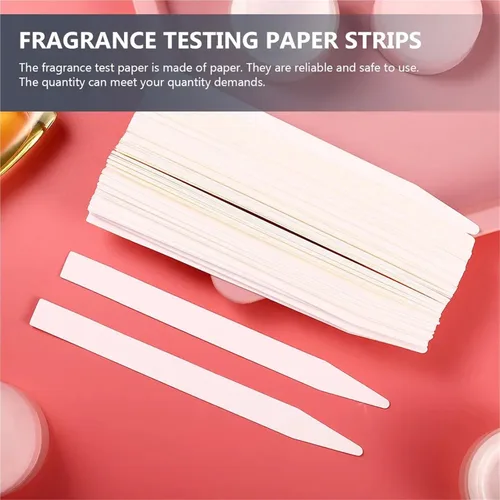 Vista 2 de Disposable Perfume Test Strips 1200Pcs Perfume Test Strips Disposable Blank Smelling Paper Sampling Strip Fragrance