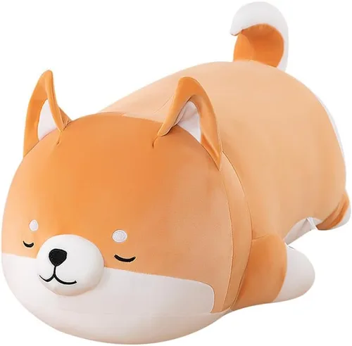 Vista 8 de Peluche Corgi Perro Shiba Inu Almohada de Peluche Animal de Peluche Niños Almohada de Peluche(Corgi, 80cm/31.4in)