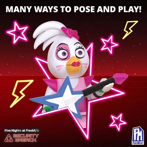 Vista 4 de Five Nights AT Freddy's - Phat$tacks Chica's Charging Station Playset (123 piezas, Serie 1)