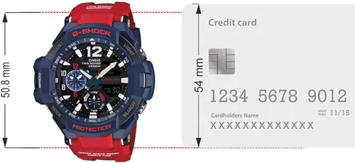 Vista 6 de Reloj Casio G-Shock GA-1100-2ADR Sky Cockpit Aviation