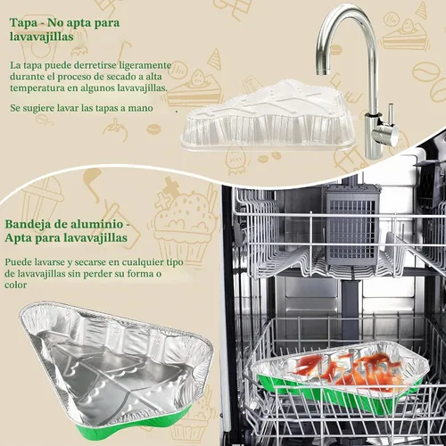 Vista 7 de Mini moldes para pasteles con tapas, 25 moldes de aluminio para hornear con tapas, desechables de aluminio, moldes individuales para galletas