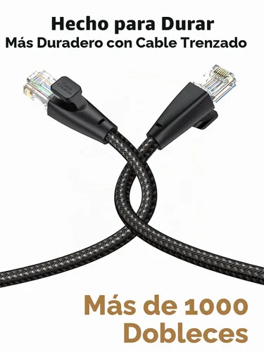 Vista 4 de CableCreation Cable Ethernet Cat 6 de 3.3 pies, cable LAN de red RJ45 Cat6