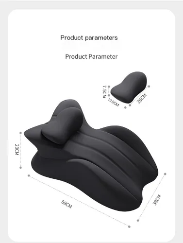 Vista 8 de Discreet - Almohada de cuña para parejas, cojín de espuma viscoelástica para asiento de cama, almohadilla de estrés para apoyo de intimidad