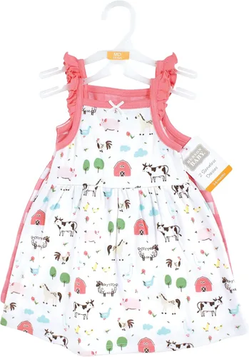 Vista 2 de Hudson Baby Vestidos de algodón para bebés y niñas