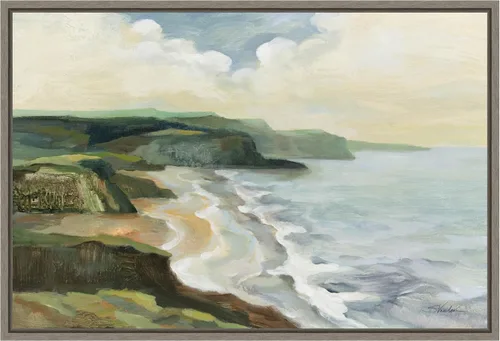 Vista 15 de Amanti Art Lienzo enmarcado para pared, 16 x 23 pulgadas, Costa irlandesa de Silvia Vassileva, lienzo enmarcado para pared, obras de arte
