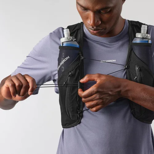 Vista 7 de Salomon Unisex Advance Skin 12 Chaleco de hidratación para trail running de 12 litros