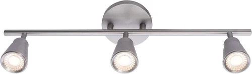 Vista 9 de WAC Lighting, Solo 4 luces LED Energy Star fijo riel 3000K en níquel cepillado cepillado níquel