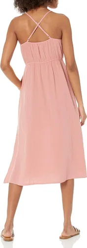 Vista 5 de The Drop Octavia - Vestido midi de gasa con tirantes para mujer
