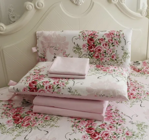 Vista 8 de FADFAY - Juego de sábanas con diseño floral, bolsillo profundo y 100% algodón, 4 piezas