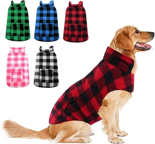 Vista 20 de ASENKU Dog Winter Coat, Reversible Dog Jacket for Small Medium Large Dogs Army Green