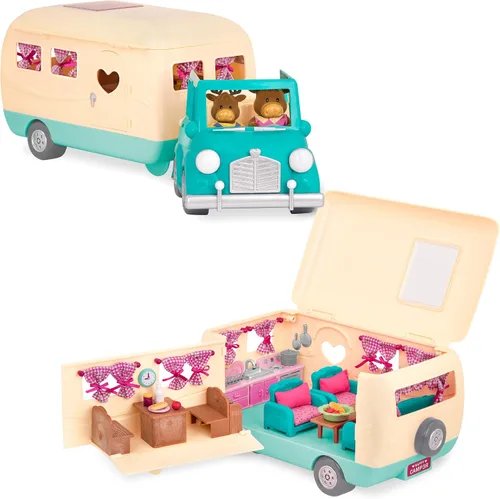 Vista 15 de Li'l Woodzee z Breezy - Coche de juguete para figuras con maleta, vehículos