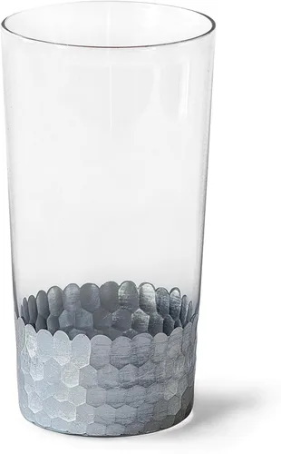 Vista 14 de Hosley Juego de 12 jarrones pequeños de cristal dorado de 5.5 pulgadas a granel para tallos individuales, decoración de centro de mesa para bodas