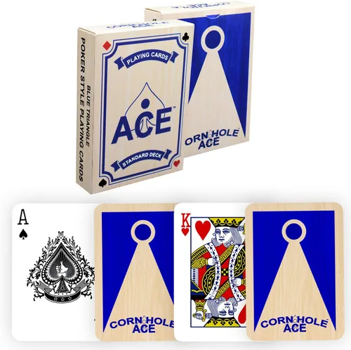 Vista 9 de CornholeAce ACE Cornhole, inspirado en el póquer, naipes estándar (ACE Red Zone)