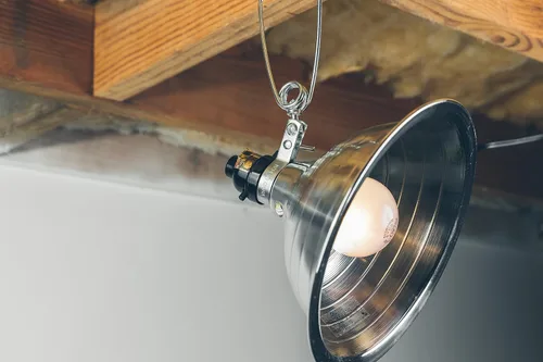 Vista 6 de Lámpara de abrazadera Woods con reflector de aluminio; 150W; listado UL; cable de 6 pies