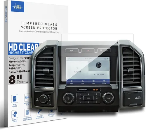 Vista 14 de [Antideslumbrante] Protector de pantalla de vidrio templado para Ford F-150 (2021-2025), F-150 Lightning (2022-2025), Expedition (2022-2024)