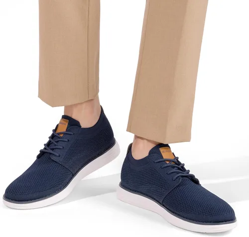 Vista 7 de Bruno Marc Zapatillas de malla para hombre Oxfords ligeras