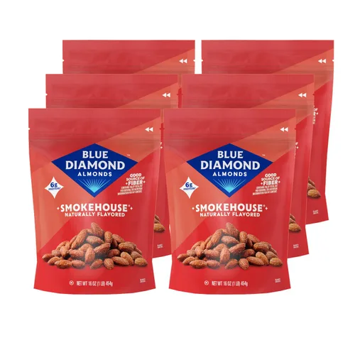 Vista 15 de Blue Diamond Almonds, Almendras espolvoreadas de cacao asadas al horno, 14 onzas