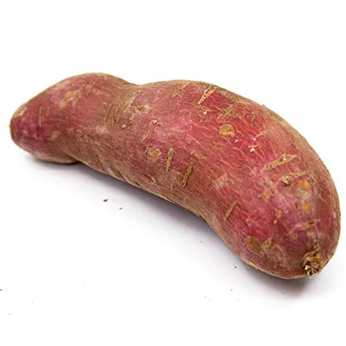 Vista 3 de Murasaki de batata japonesa fresca, caja de 6 libras