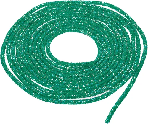 Vista 80 de MECCANIXITY Cuerda de lentejuelas con purpurina de 2.5 yardas, 6mm, 0.24 pulgadas, cuerda de tubo de lentejuelas con diamantes de imitación