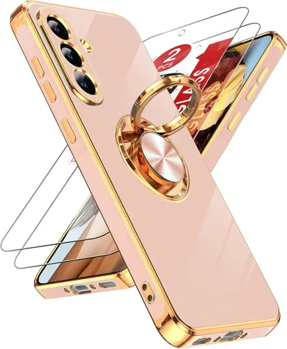 Vista 121 de LeYi Funda para iPhone XR: con Protector de Pantalla de Vidrio Templado [Paquete de 2] Soporte de Anillo Giratorio de 360°, Soporte Magnético