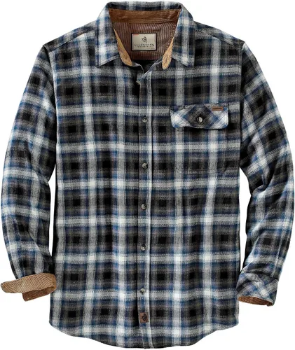 Vista 20 de Legendary Whitetails Camisa de franela de manga larga con botones para hombre, 100% algodón