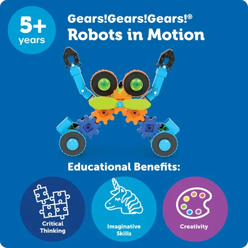 Vista 5 de Learning Resources Engranajes robots en movimiento