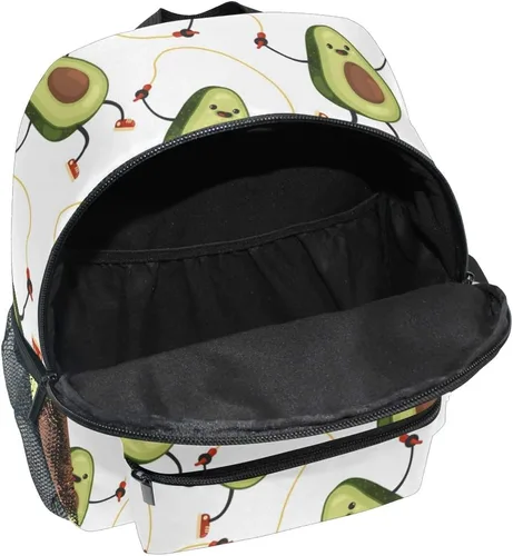 Vista 4 de Tarity Cute Avocado Toddler Backpack Kids Preschool Nursery Kindergarten School Bag Children Travel Bag Bookbags Daypack For Boys Girls