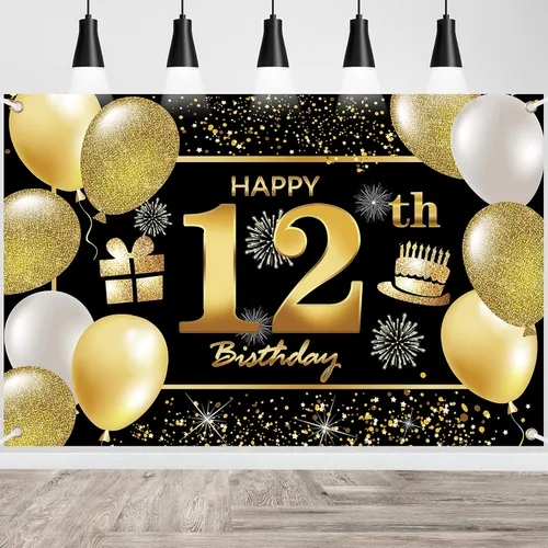 Vista 19 de Cartel de 1er feliz cumpleaños - Decoraciones para fiesta de cumpleaños de hombres