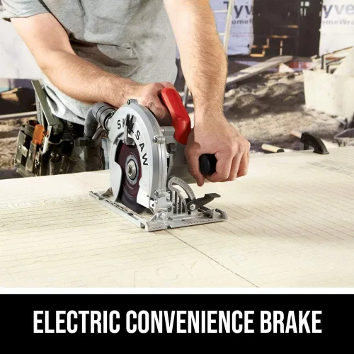 Vista 5 de SKILSAW SPT67FMD-01 Sierra circular Sidewinder de 15 amperios 7-1/4 pulgadas para fibrocemento