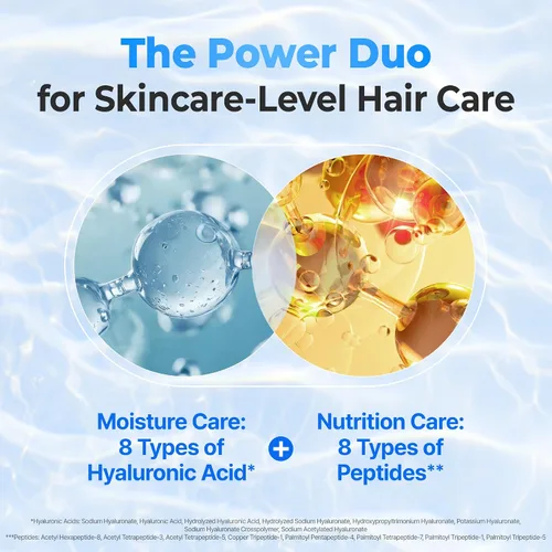 Vista 6 de KUNDAL Suero ligero de ácido hialurónico para el cabello fino y fino, Hydra Hyaluron para el control del encrespamiento, el volumen y la humedad